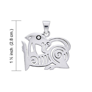 Viking Borre Sterling Silver Pendant TPD1141 - Jewelry